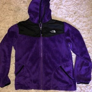 North face fleece hoodie